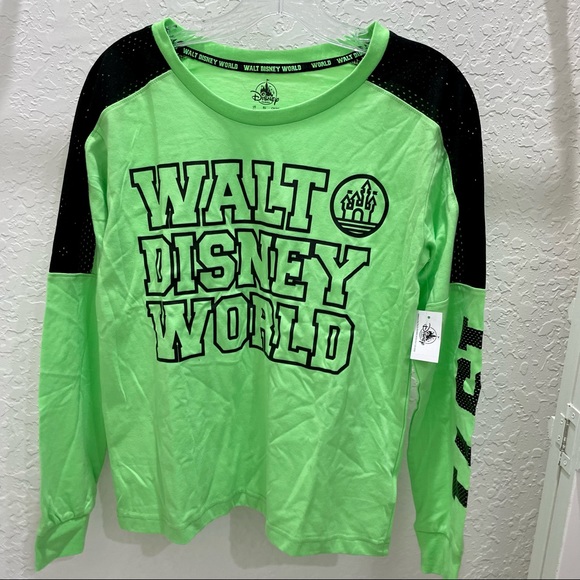 Lime Green Disney World Long-Sleeve Shirt with Mesh - “I Was There” Capsule - Picture 3 of 11